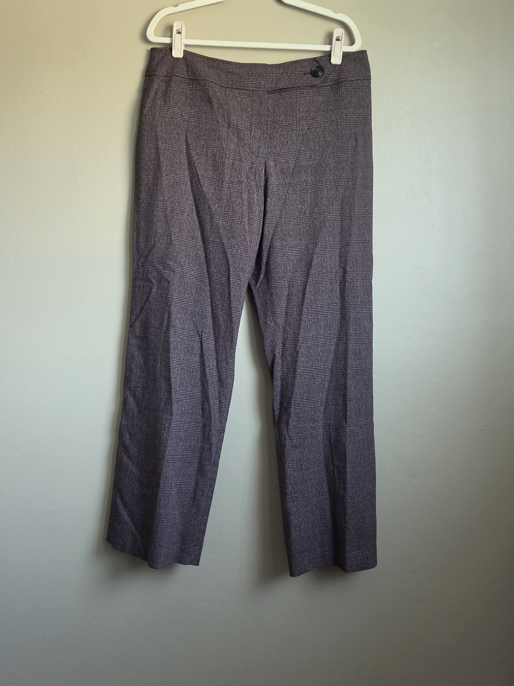 Kasper Gray Straight-Leg Dress Pants